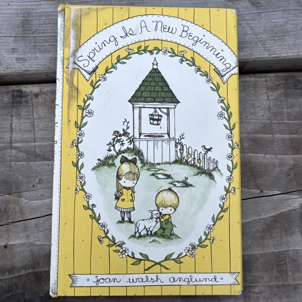 Vintage 1963 Spring Is A New Beginning Joan Walsh Anglund Poetry Hardcover Book